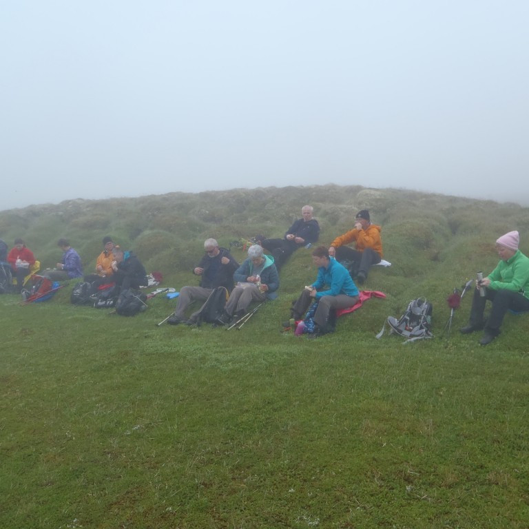 Friðsælt í þokunni.