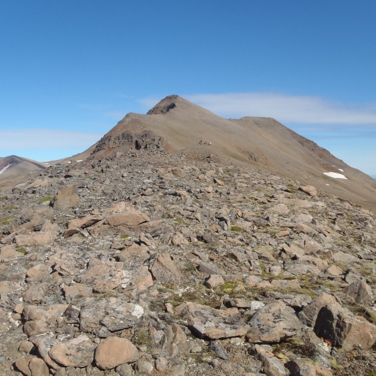 Syðri toppur Hreppsendasúlna.