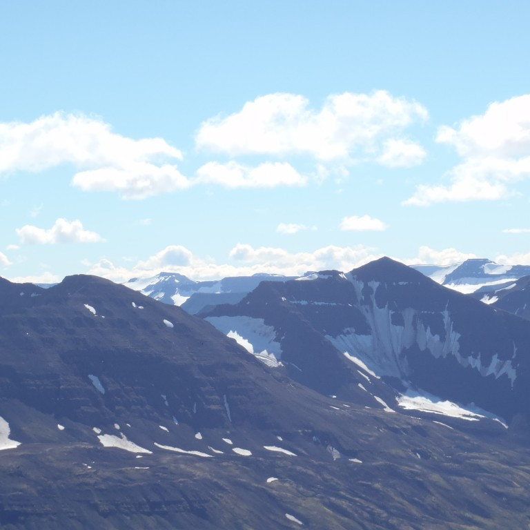 Óteljandi hnjúkar og hyrnur allt um kring
