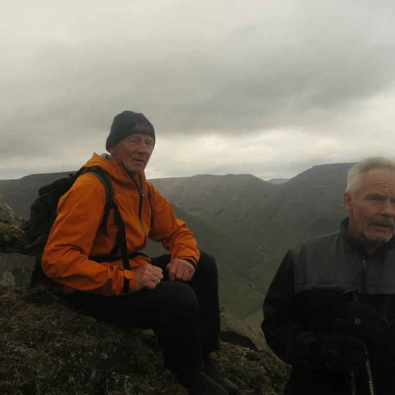 Dalurinn Brandi mill Helga og Halldórs.