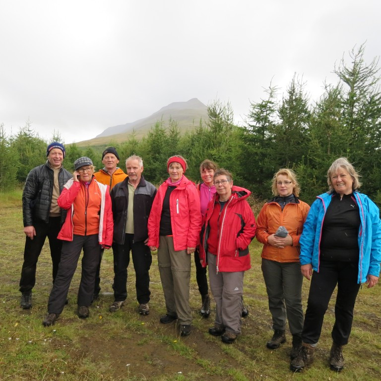 Allir ánægðir í lok ferðar