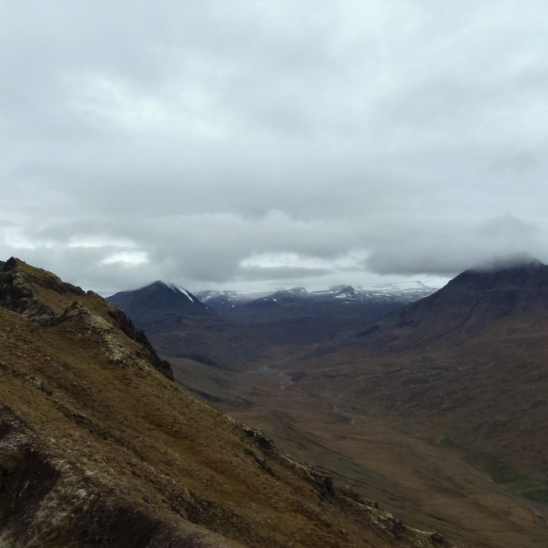 Séð inn Hörgárdal, Grjótárhnjúkur,Hörgárdasheiði. Sveigur.