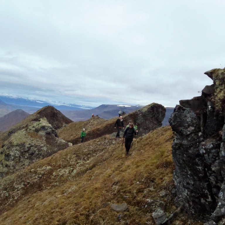 Bröltum aðeins áfram í átt að Hröndranga.