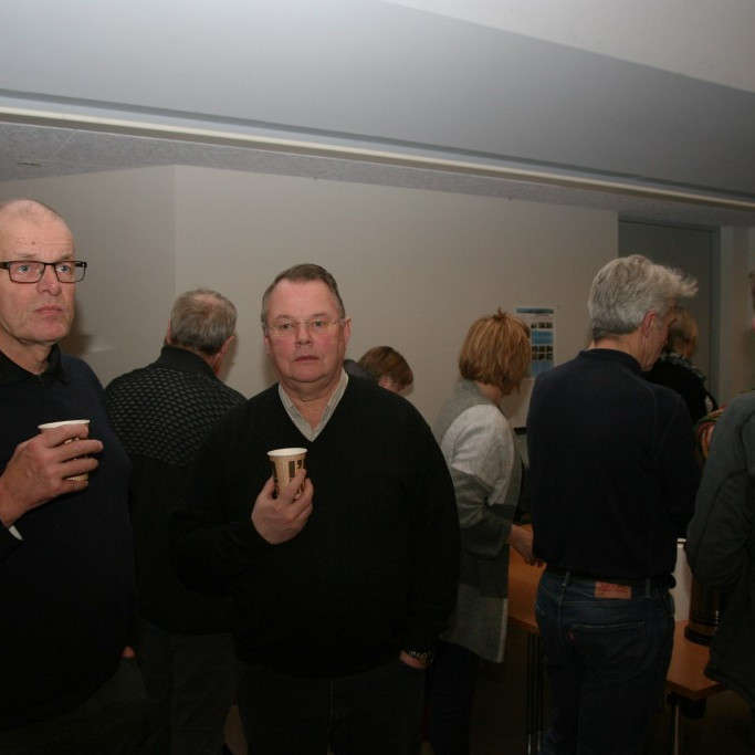 Stefán og Lárus njóta Kffisopans