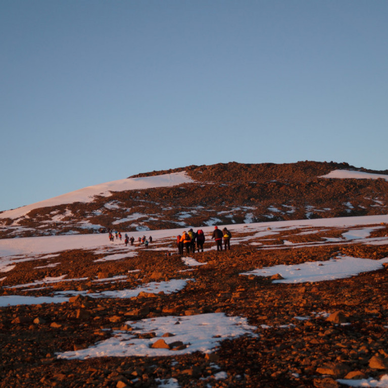 Takmarkið framundan.