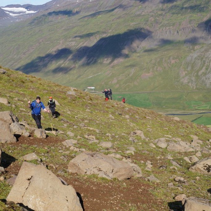 Að koma í Kerlingadal.