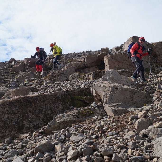 Brölt niður af Kerlingu.