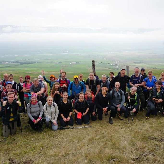 Hópurinn í upphafi ferðar 41.