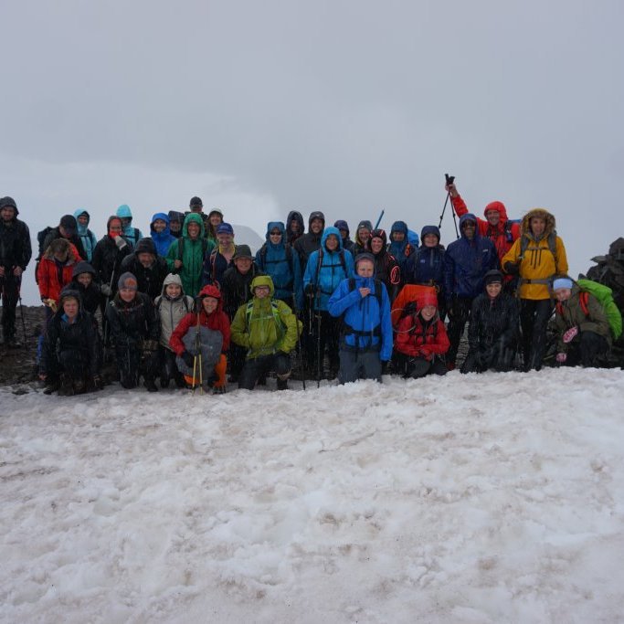 Hópurinn á Kerlingu