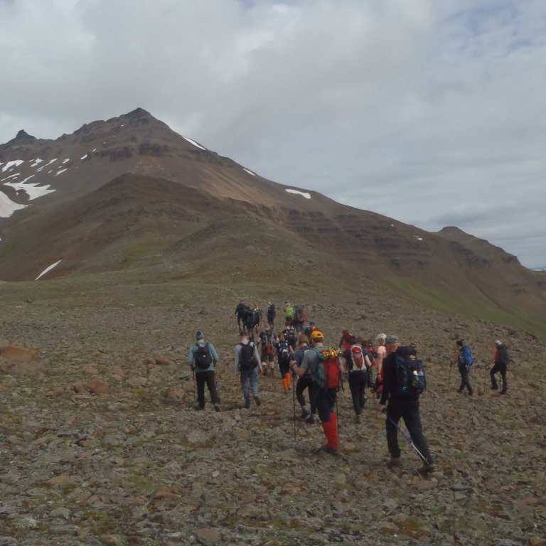 Hausarnir framundan.