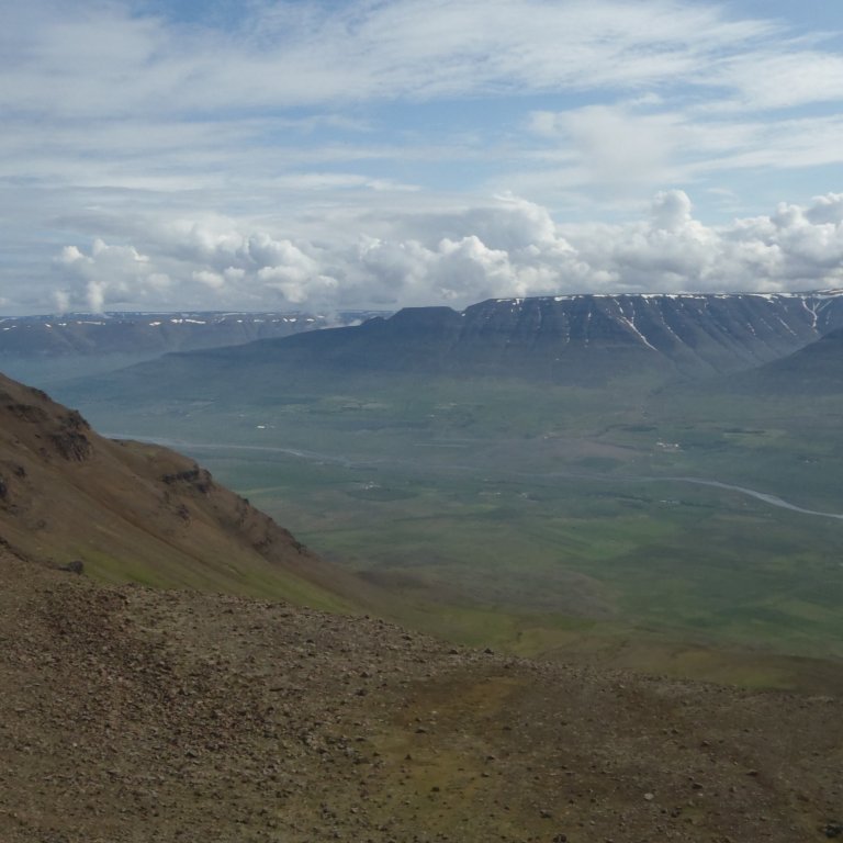 Séð niður í Staðarbyggð.