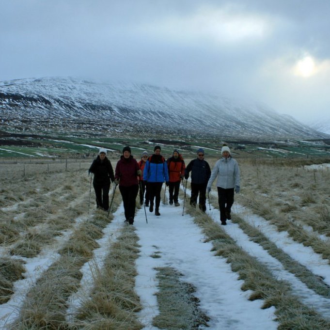 Austurbakki Eyjafjarðarár: Gömul alfaraleið, 10-20 samsíða götur.