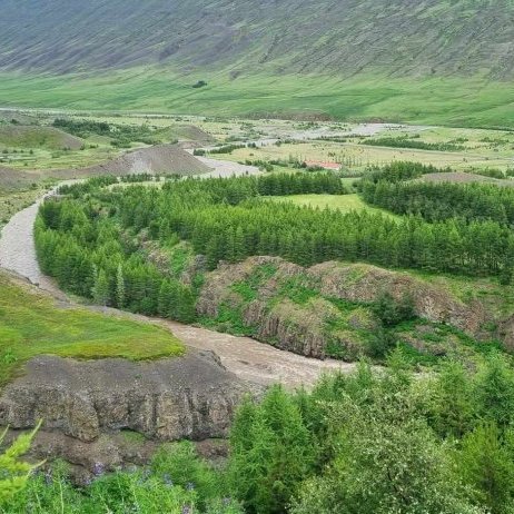 Torfufellsáin í miklum vexti