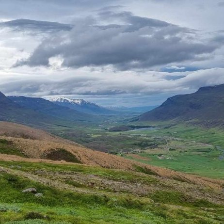 Horft út Eyjafjörðinn