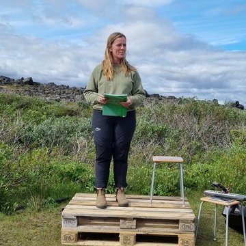 Kristín landvöður var veislustjóri