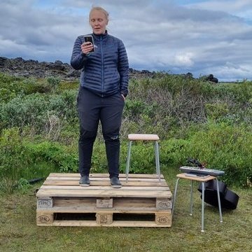 Anna Þorsteinsdóttir þjóðgarðsvörður hélt tölu