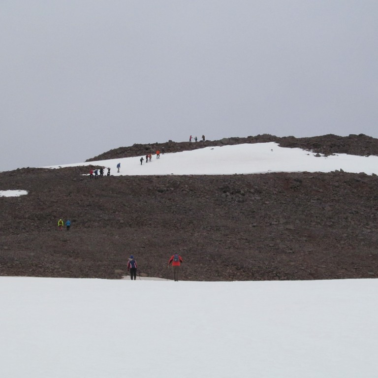Fyrstu menn komnir á Múlakollu.