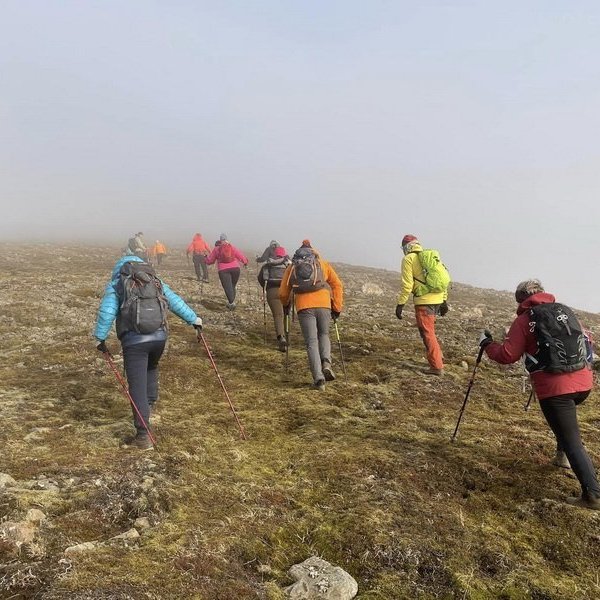 Á leið á Kinnarfjall í Öxnadal