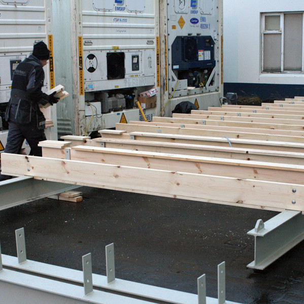 Botngrind meginskálans að taka á sig mynd.