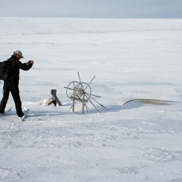 Við naust Engidalsbænda austan við Kálfborgarárvatn