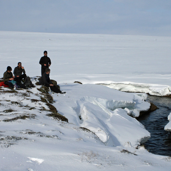 Áning á bakka Kálfborgarár