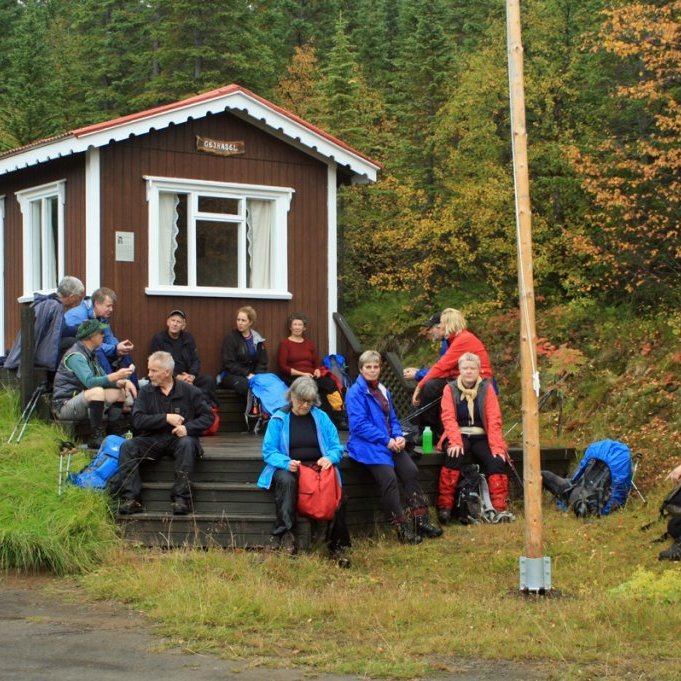 Geirasel í Fossselsskógi er mjög snyrtilegt hús og vel við haldið