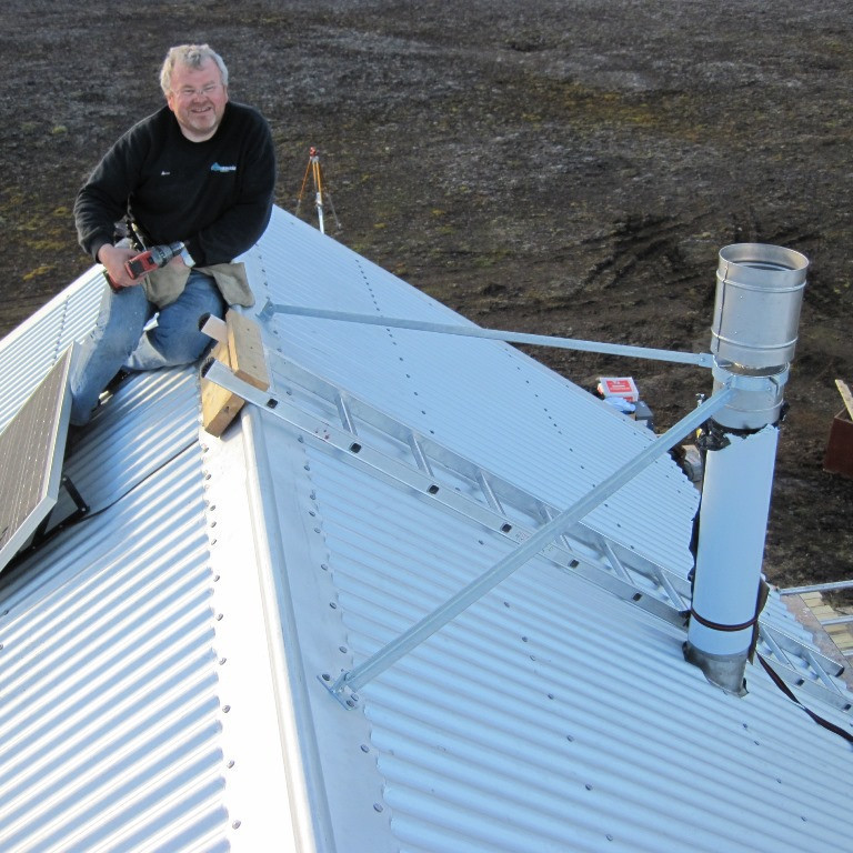 Stífur settar á reykrör