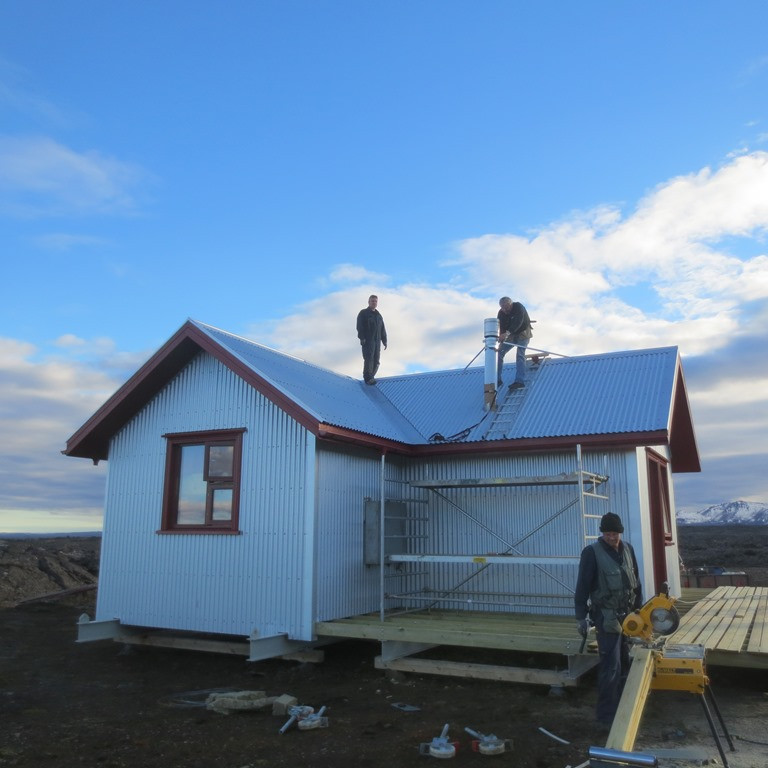 Gengið frá reykröri