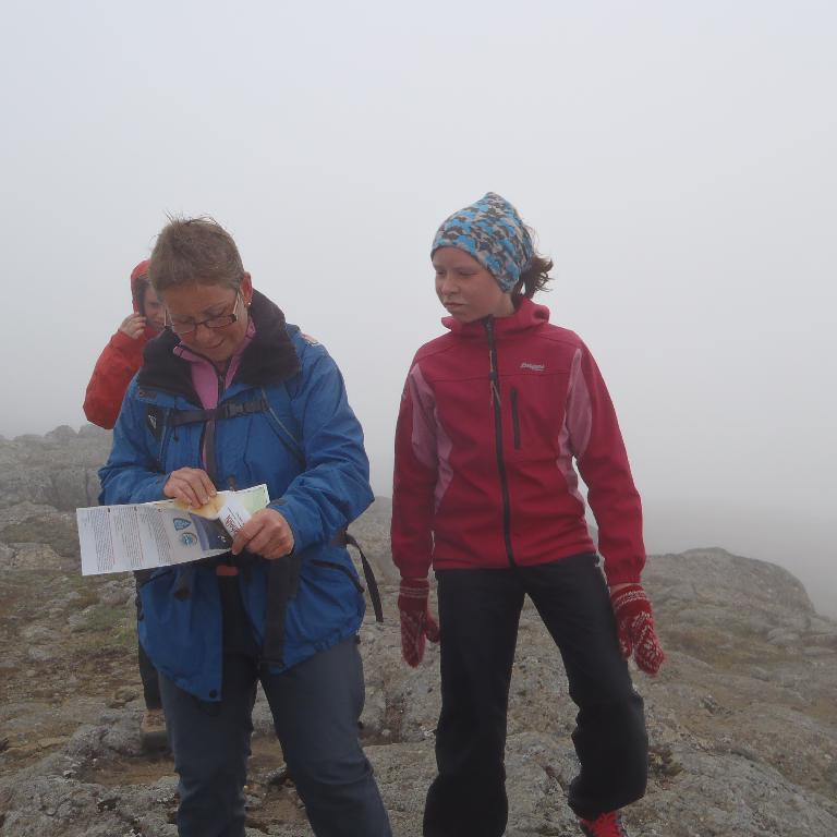 Fararstjórinn Una Sigurðardóttir og dóttir