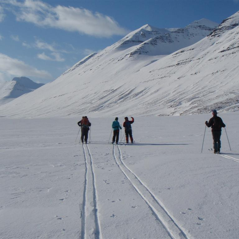 Í frábæru veðri og færi