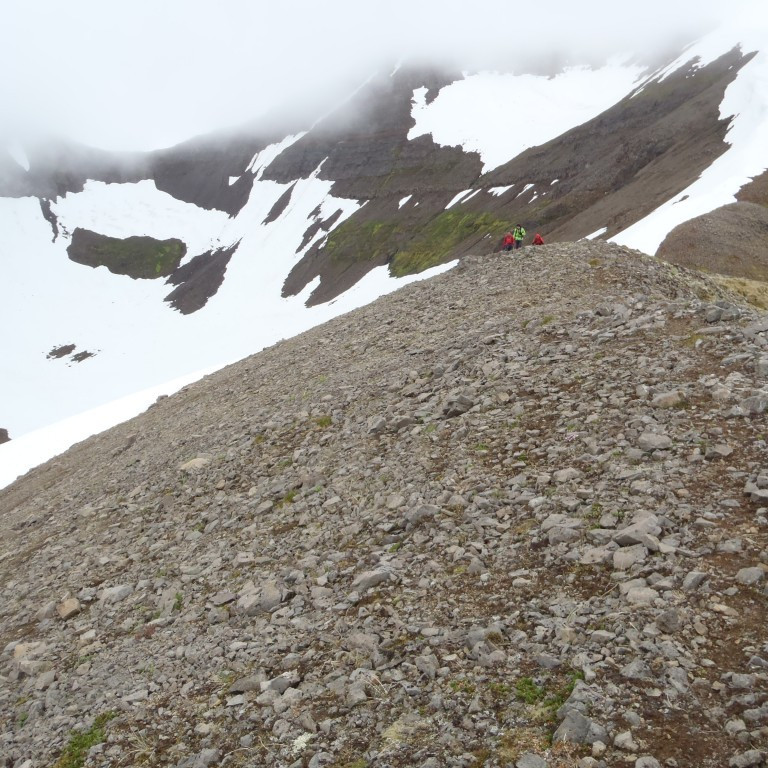 Hestskarðið séð austanfrá, Hestskarðsdalur.