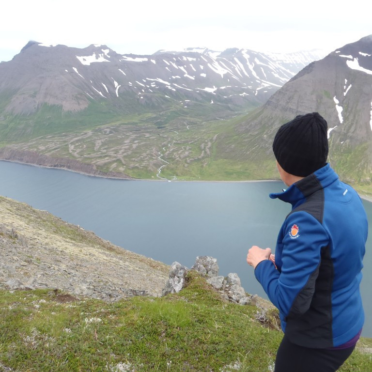 Helga Guðnadóttir og Héðinsfjörður.