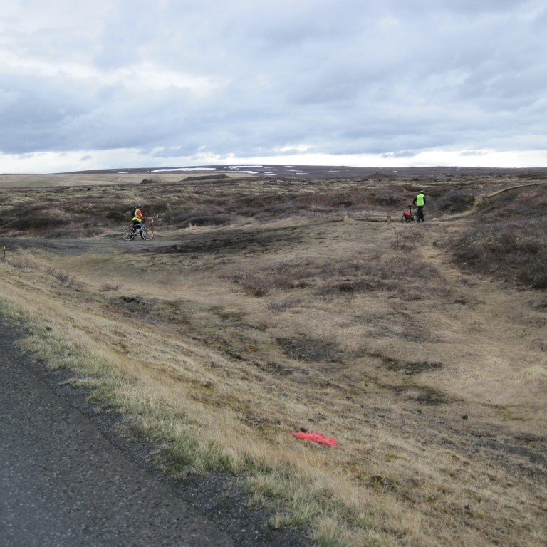 Þá er það fyrri gönguferðin