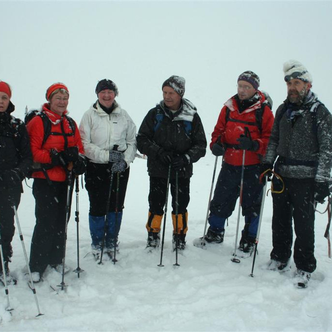 Hópurinn kominn til baka að Skíðastöðum