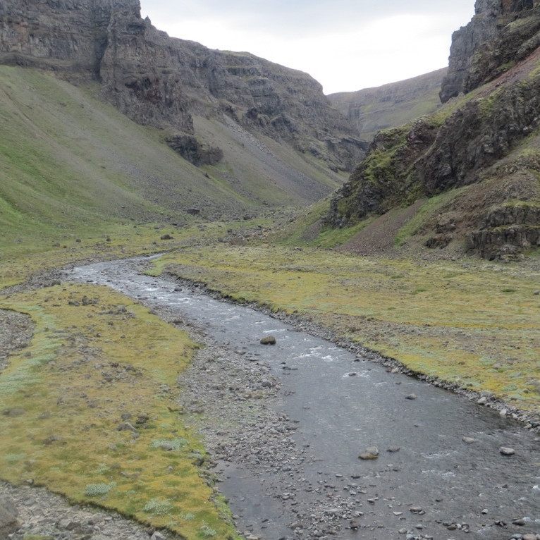Hraunþúfuá í Hraunþúfugili