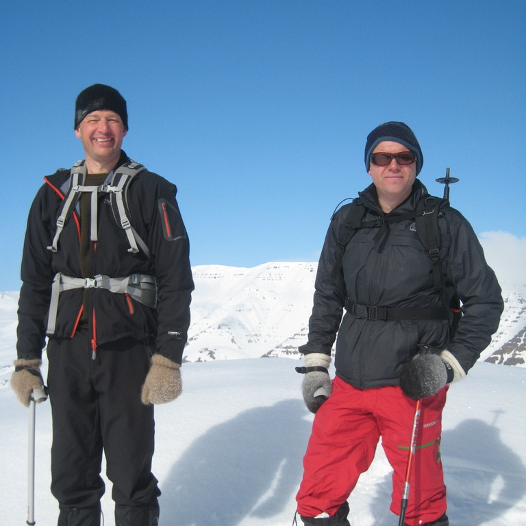 Einar og Haukur svalir