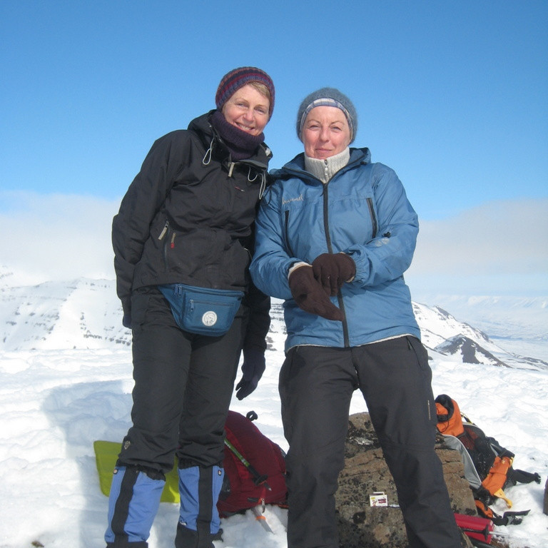 Jónína og Elfa ekki síður svalar