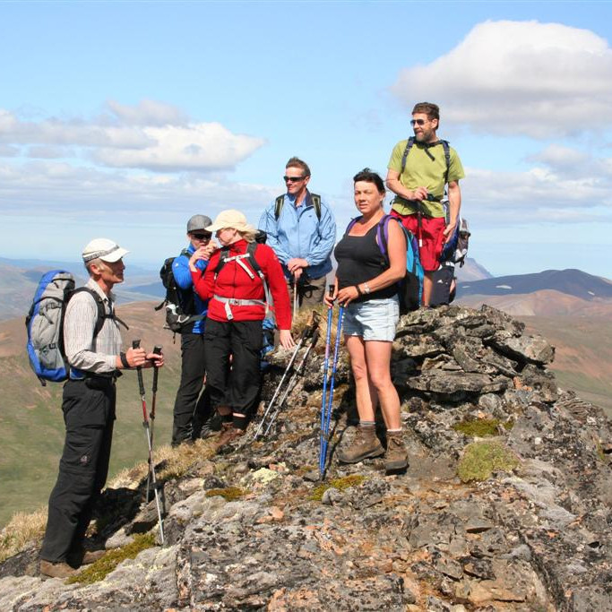 Á toppi Vestra-Sandfells