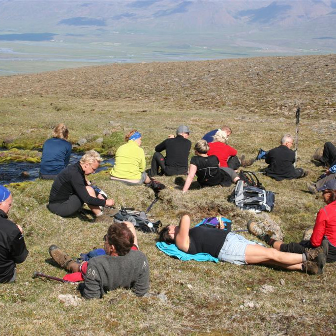 Algjör afslöppun við Sólheimalæk