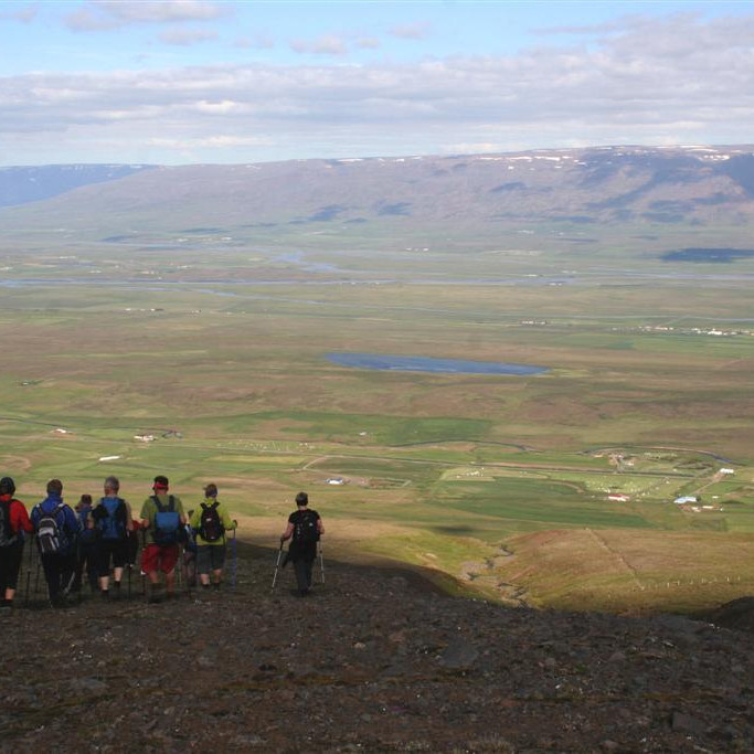 Horft yfir Skagafjörð, Meðalheimsvatn f. miðju