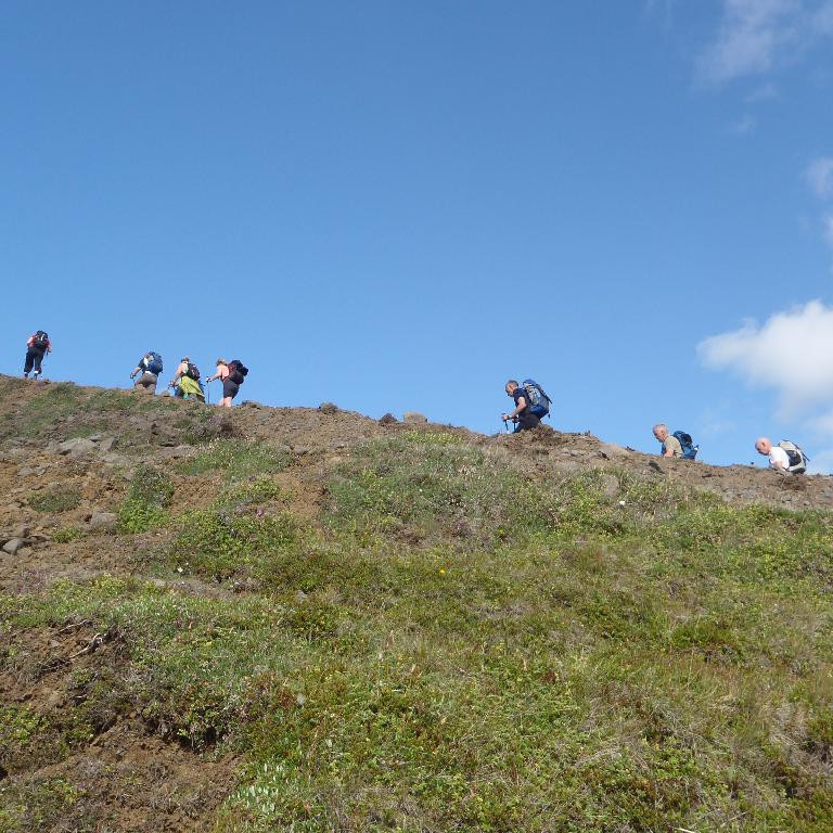 Vegaslóði lá upp á brún