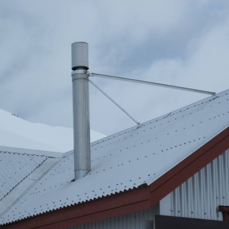 Stífur settar á reykrör