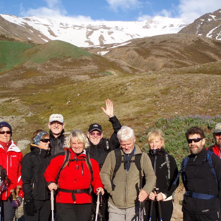 Múlakolla í baksýn fv. Sigrún,Þórey,Baldvin,Elva María,Stefán,Kári, Eyrún,Frímann og Jóhannes