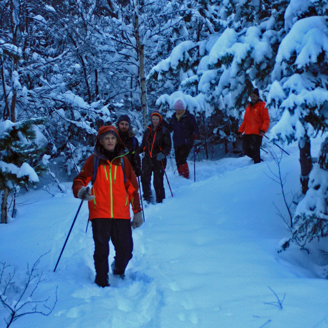 Nú styttist til baka á bílastæðið!