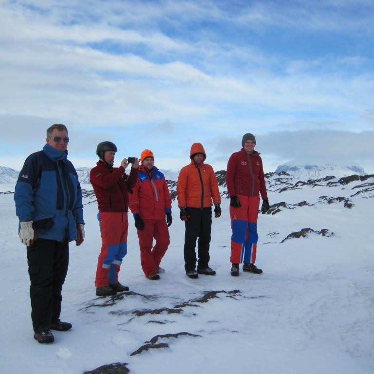 Grímur Laxdal, Svavar Hannesson, Birgir Smárason, Sæmundur Elísasson, Ásgeir Bogi Arngrímsson og að auki Hilmar Antonsson formaður FFA og Ingimar Árnason