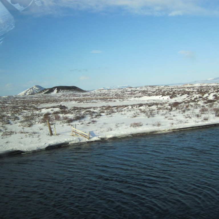 Snjónum ekki fyrir að fara í Mývatnssveit