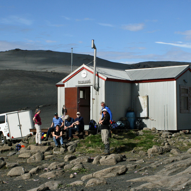 Í morgunsól við Dyngjufell í Dyngjufjalladal.