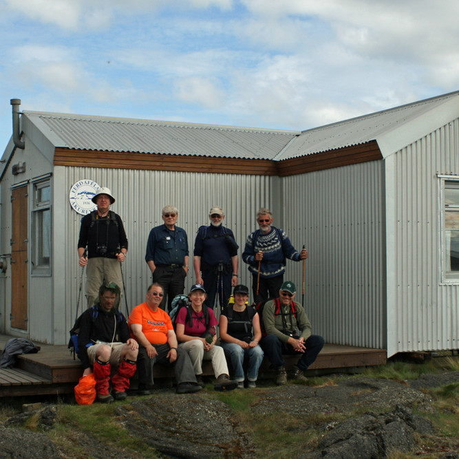 Búist til brottferðar frá Botna við Suðurárbotna.