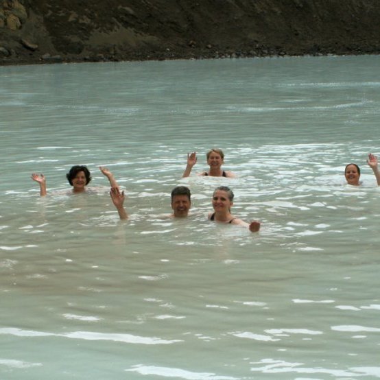 Gönguhópur FFA í Víti í Öskju