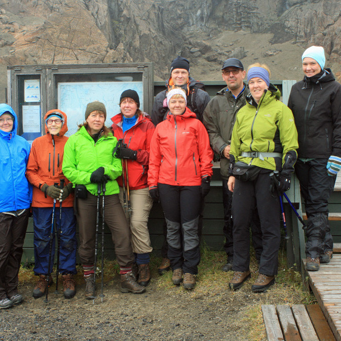 Lagt upp í göngu frá Dreka þ. 29.07.